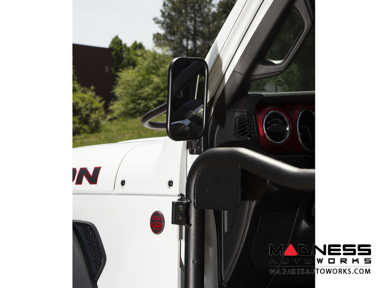 Jeep Wrangler JL Rectangular Trail Mirror - Single